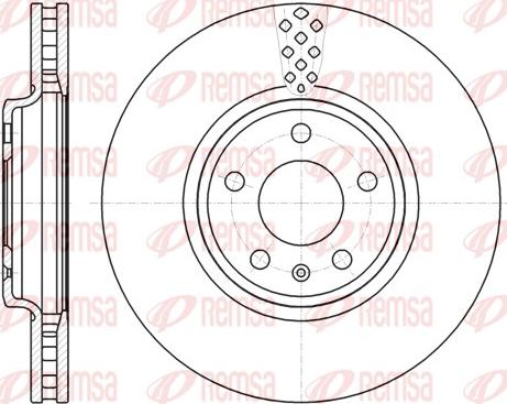 Remsa 61110.10 - Тормозной диск autosila-amz.com