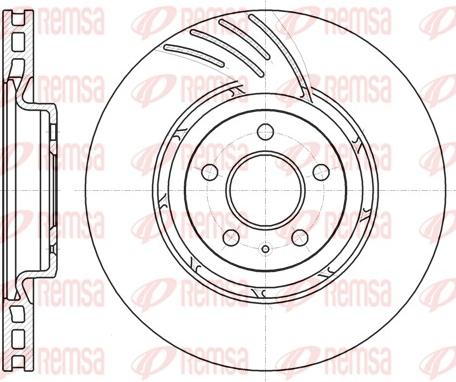 Remsa 61111.10 - Тормозной диск autosila-amz.com