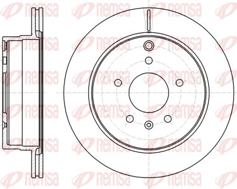 Remsa 61182.10 - Тормозной диск autosila-amz.com