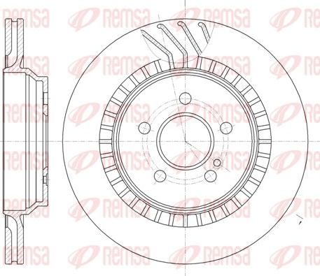 Remsa 61187.10 - Тормозной диск autosila-amz.com