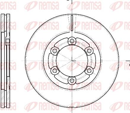 Remsa 61139.10 - Тормозной диск autosila-amz.com