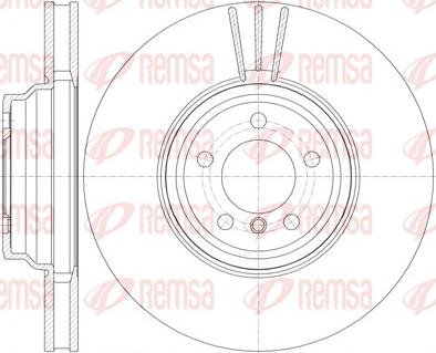 Remsa 61132.10 - Тормозной диск autosila-amz.com