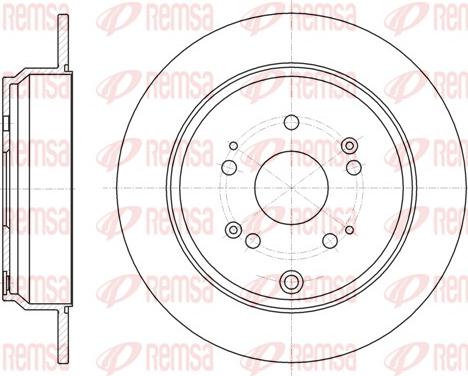 Remsa 61174.00 - Тормозной диск autosila-amz.com