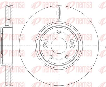 Remsa 61171.10 - Тормозной диск autosila-amz.com