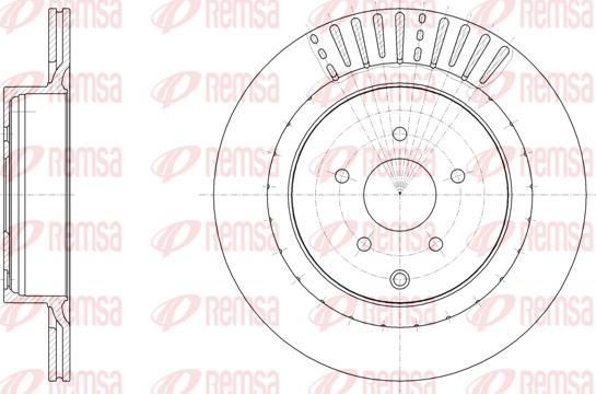 Remsa 61897.10 - Тормозной диск autosila-amz.com