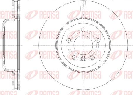 Remsa 61842.10 - Тормозной диск autosila-amz.com