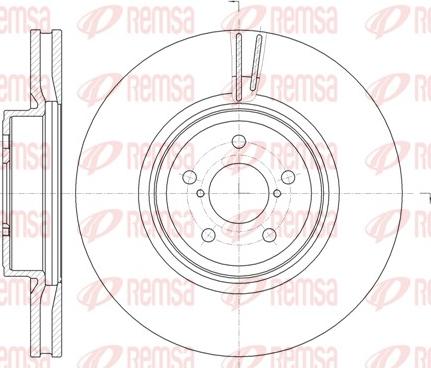 Remsa 61856.10 - Тормозной диск autosila-amz.com