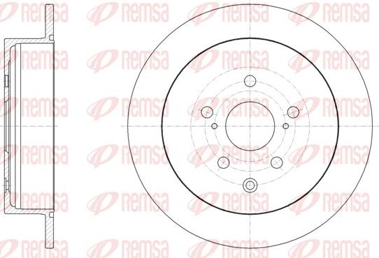 Remsa 61815.00 - Тормозной диск autosila-amz.com