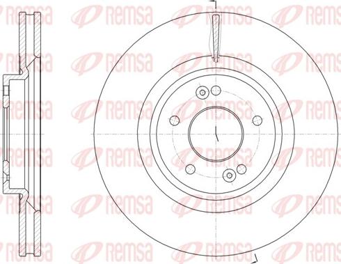 Remsa 61824.10 - Тормозной диск autosila-amz.com