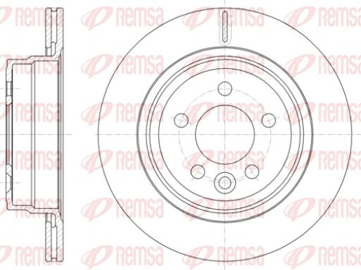 Remsa 61828.10 - Тормозной диск autosila-amz.com