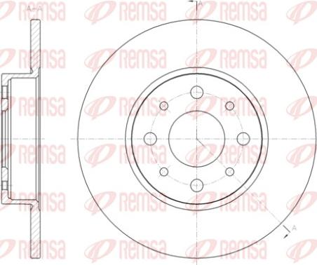 Remsa 61390.00 - Тормозной диск autosila-amz.com