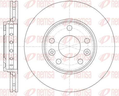Remsa 61346.10 - Тормозной диск autosila-amz.com
