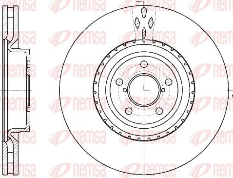 Remsa 61341.10 - Тормозной диск autosila-amz.com