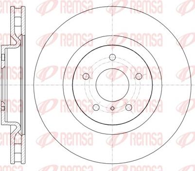 Remsa 61347.10 - Тормозной диск autosila-amz.com