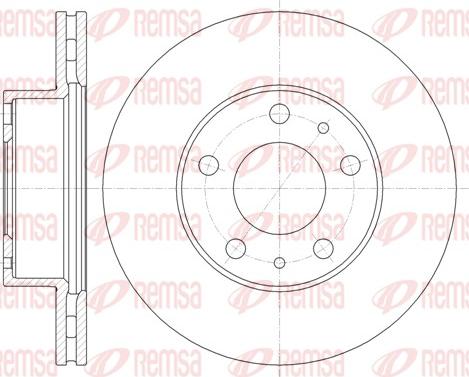 Remsa 61351.10 - Тормозной диск autosila-amz.com