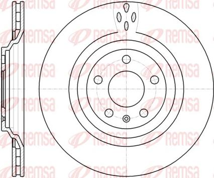 Remsa 61309.10 - Тормозной диск autosila-amz.com