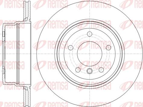 Remsa 61336.10 - Тормозной диск autosila-amz.com