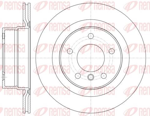 Remsa 61338.10 - Тормозной диск autosila-amz.com