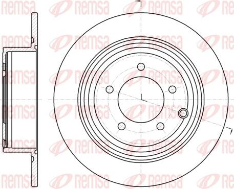 Remsa 61290.00 - Тормозной диск autosila-amz.com