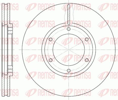 Remsa 61240.10 - Тормозной диск autosila-amz.com