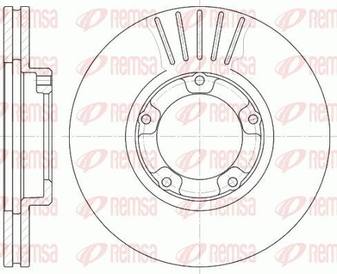 Remsa 61247.10 - Тормозной диск autosila-amz.com