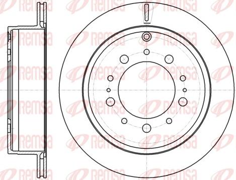 Remsa 61257.10 - Тормозной диск autosila-amz.com