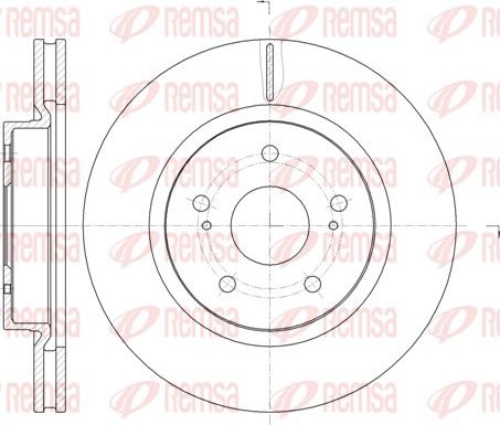 Remsa 61212.10 - Тормозной диск autosila-amz.com