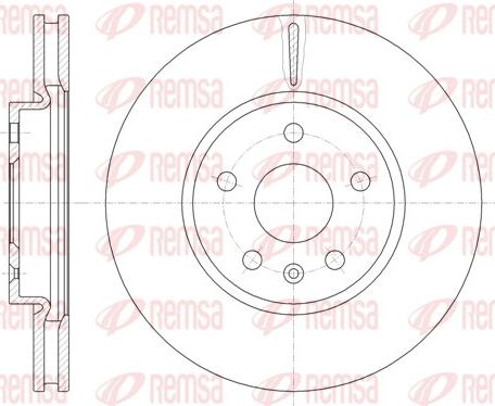 Remsa 61286.10 - Тормозной диск autosila-amz.com