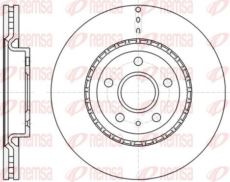 Remsa 61283.10 - Тормозной диск autosila-amz.com