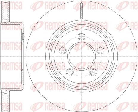 Remsa 61270.10 - Тормозной диск autosila-amz.com