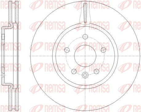 Remsa 61794.10 - Тормозной диск autosila-amz.com