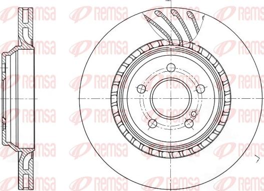 Remsa 61740.10 - Тормозной диск autosila-amz.com