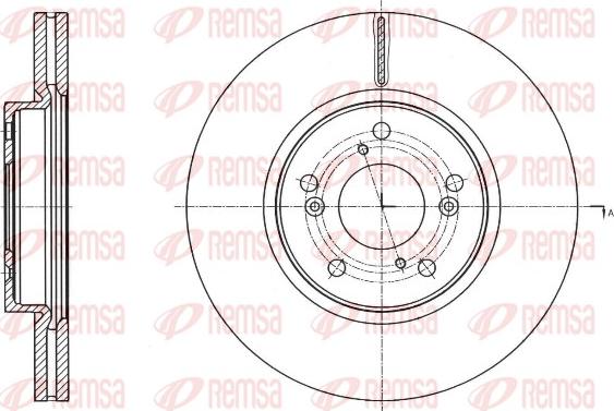 Remsa 61754.10 - Тормозной диск autosila-amz.com