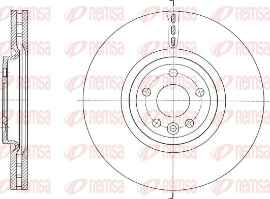 Remsa 61758.10 - Тормозной диск autosila-amz.com