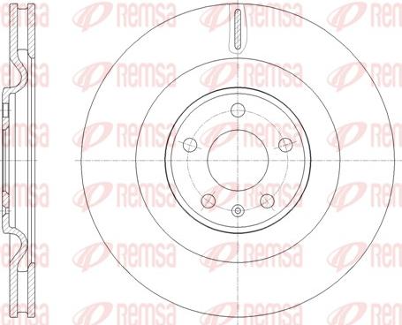 Remsa 61775.10 - Тормозной диск autosila-amz.com