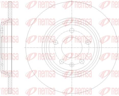 Remsa 61771.00 - Тормозной диск autosila-amz.com