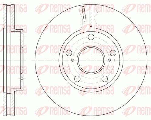 Remsa 6842.10 - Тормозной диск autosila-amz.com