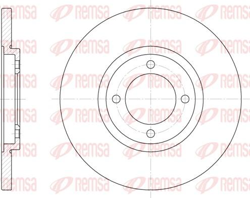 Remsa 6362.00 - Тормозной диск autosila-amz.com