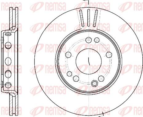 Remsa 6318.10 - Тормозной диск autosila-amz.com