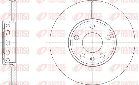 Remsa 6328.10 - Тормозной диск autosila-amz.com