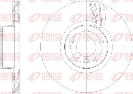 Remsa 62530.10 - Тормозной диск autosila-amz.com