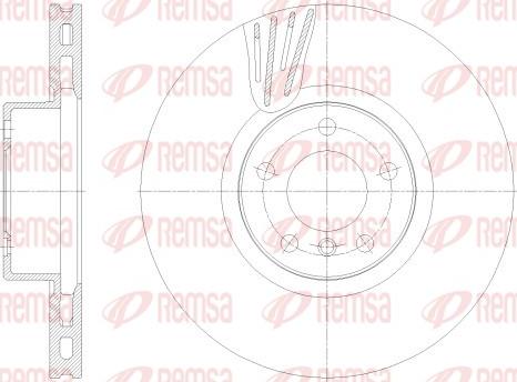 Remsa 62529.10 - Тормозной диск autosila-amz.com