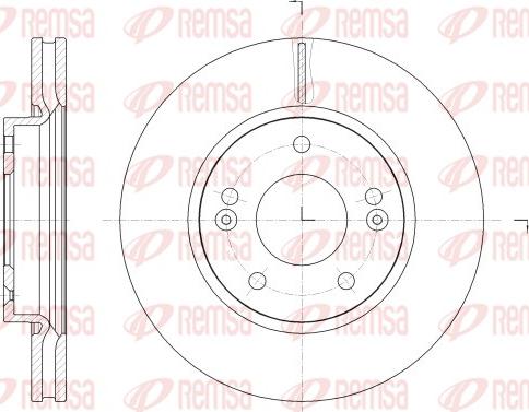 Remsa 62523.10 - Тормозной диск autosila-amz.com