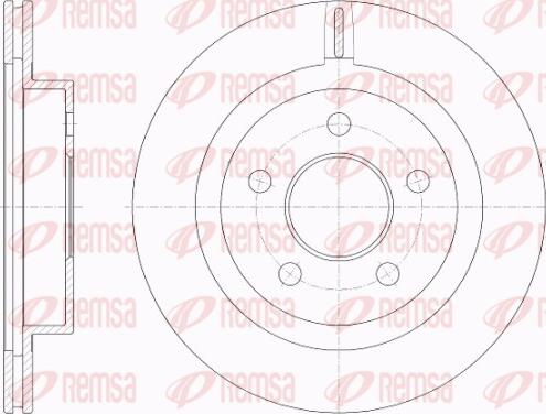 Remsa 62009.10 - Тормозной диск autosila-amz.com