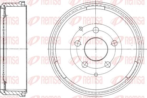 Remsa 62030.00 - Тормозной диск autosila-amz.com