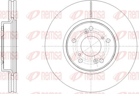 Remsa 62108.10 - Тормозной диск autosila-amz.com