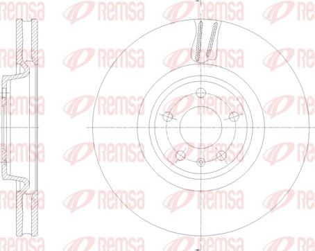 Remsa 62133.10 - Тормозной диск autosila-amz.com