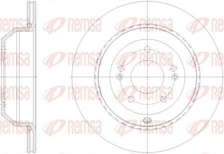 Remsa 62123.10 - Тормозной диск autosila-amz.com