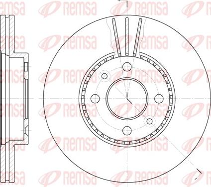 Remsa 6227.10 - Тормозной диск autosila-amz.com