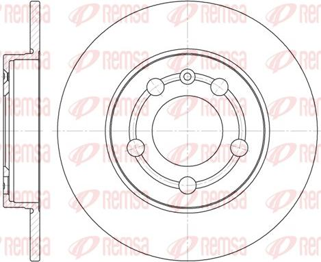 Remsa 6718.00 - Тормозной диск autosila-amz.com